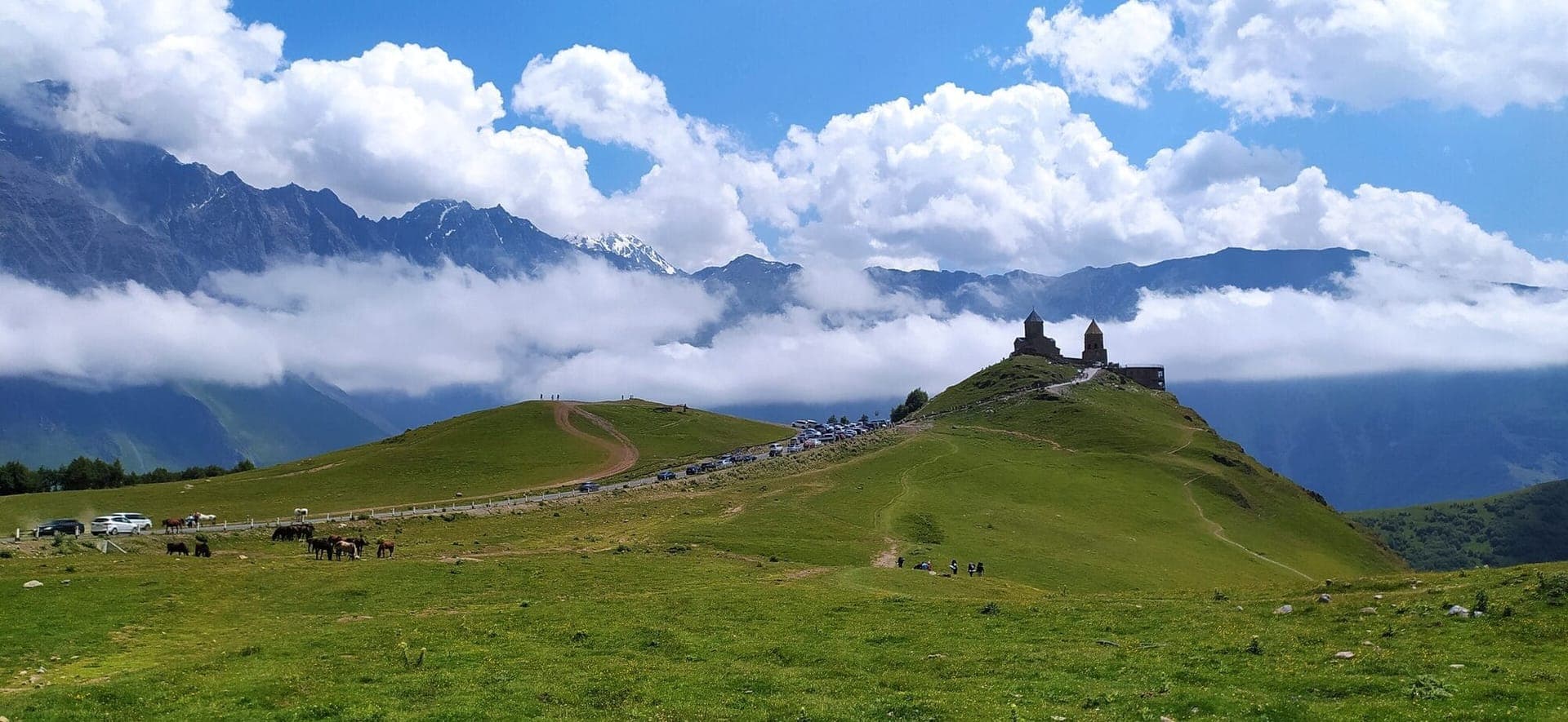 Gergeti Trinity Church in Kazbegi